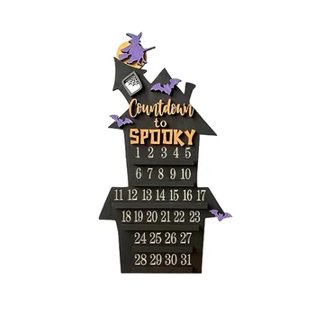 Halloween visszaszámláló naptár, Halloween visszaszámláló koporsó modellező naptár, Halloween DIY visszaszámláló naptár