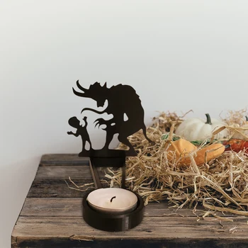 Halloween árnyékgyertyatartó Művészeti gyertyatartó vetítés Dekoratív fesztiválok Ünnepi parti Halloween dekorációk