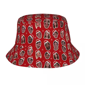 Hip Hop Christmas Party Bucket Hat Woman Lightweight Outdoor Sports The Office TV Series Fishing Hat Spring Picnic Headwear