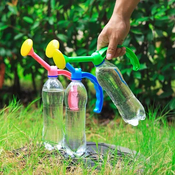 Hosszú szájú sprinkler fúvóka italpalack zuhany öntözőkészülék Virág zöldségnövények öntözési műtermék kerti öntözőeszköz