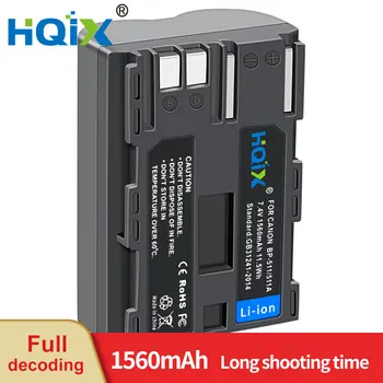HQIX Canon EOS 5D 10D 20D 30D 40D 50D 300D 60D Powershot G1 G2 G5 G3 G6 Prol pro90 IS fényképezőgéphez BP-511 511A töltő akkumulátor