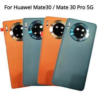 Huawei Mate30 / Mate 30 Pro 5G akkumulátorfedélhez Hátsó fedél ház Héj ajtótok kameraüveggel