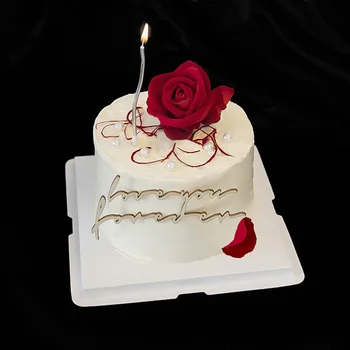 INS stílusú fa Love You Forever torta topper évfordulóra esküvőre Születésnapi desszert cupcake dekorációk Esküvői dekorációk