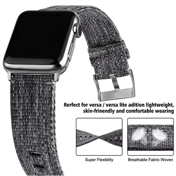 iwatch se pántos sportnylon karkötőhöz Apple Watch Series 6 5 4 3 44mm 40mm 42mm 38mm szíj Kiegészítők nők férfi correas