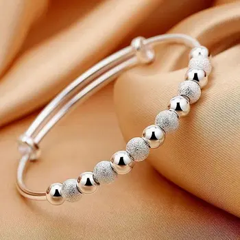 JewelryTop charms 925 sterling ezüst Luxus gyöngyök karkötők Karperecek aranyos nőknek divatos party esküvői ékszerek Állítható