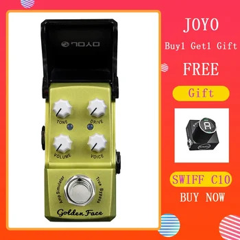 JOYO JF-308 Golden Face erősítő szimulátor Pedál effektus High End Mids Voice Box Overdrive True Bypass gitár alkatrészek és tartozékok