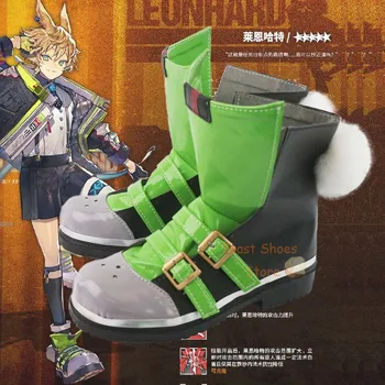 Játék Arknights Leonhardt Cosplay cipők Képregény anime játék Con Halloween Cosplay jelmez kellék cipő Cool Style