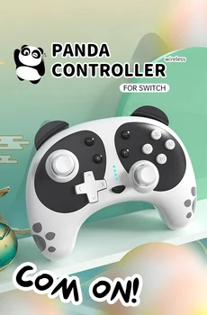  kapcsoló vezérlő Panda vezeték nélküli játékvezérlő Bluetooth videojátékhoz USB joystick NS Pro vezérlő Nintendo Switch Windows PC-hez