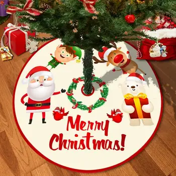 Karácsonyfa szoknya hópelyhek Karácsonyfa szoknyák Hópehely jávorszarvas nyomtatás kerek nagy karácsonyfa szőnyeg dekoráció Születés 2024