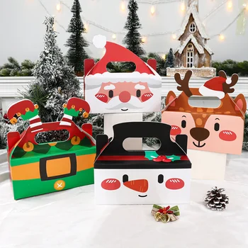 Karácsonyi ajándék Mikulás dobozok Csomagolótáskák Karácsonyi dekoráció otthonra 2023 Boldog CristmasNatal Noel karácsony 2024 Újév