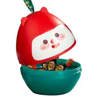 Karácsonyi cukorka golyós doboz karácsonyi cukorka doboz ünnepi party ajándékdoboz terjedelmes alakú karácsonyi cukorkadoboz aranyos anime mintával