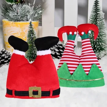 Karácsonyi díszek Mikulás kalap Gyermek gyermek nadrág Kalap manó kalap Karácsonyi díszek Party kellékek Ajándékok