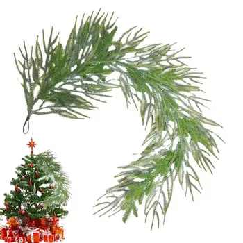 Karácsonyi füzér 5Ft Zöld füzér karácsonyra Mesterséges fenyőfüzér ünnepi dekoráció kültéri vagy beltéri otthoni kandallóhoz