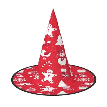 Karácsonyi minta 6 Halloween kalap cukorka trükk vagy kezelés sütőtök kocsi ünnepi kalap