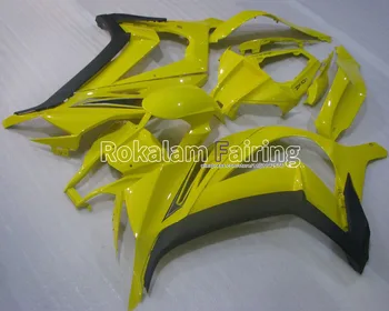 Kawasaki Ninja ZX10R 11-15 ZX 10R ZX-10R 2011 2012 2013 2014 2015 Népszerű sárga fekete burkolat (fröccsöntés)