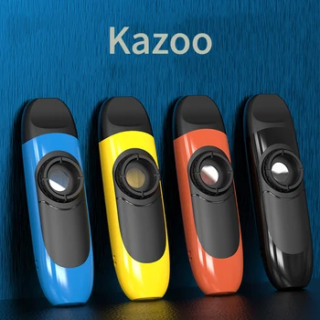 Kazoos 5 extra membránnal, ABS gyanta Kazoo állítható hangszínnel Könnyen tanulható Színes Kazoo gyerekeknek / felnőtteknek / zene szerelmeseinek
