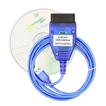 KDCAN E alvázdiagnosztikai kábel USB interfészek IN-PA OBD2 diagnosztikai szkenner kapcsolókkal OBD2 automatikus diagnosztikai cseppszállítás