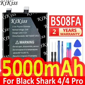 KiKiss BS08FA A Xiaomi Black Shark 4/4 pro 4pro Shark4 legújabb csereakkumulátora Kiváló minőségű 5000mAh lítium telefon Bateria