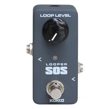 Kokko FLP-2 Looper elektromos gitár effektek Pedál felvétel Monolit SOS looper Mini pedál True Bypass gitár kiegészítők
