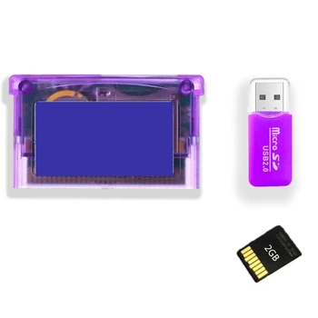 kompatibilis a GBA IDS-NDS NDSL-SD kártya adapterkazettával 2 GB-os játékmentési eszköz tartós USB-vel