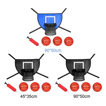 Kosárlabda karika trambulinkerthez Könnyen összeszerelhető könnyű alaplap