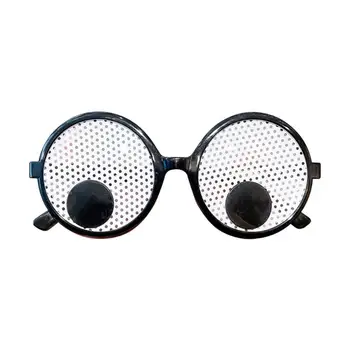 Kreatív vicces szemüveg fekete Kényelmes és kopásálló Tartós és tartós divat Személyiség Tiszta és fényes szemüveg