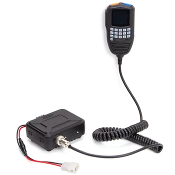 KT-WP12 Mini Car Walkie Talkie VHF UHF kétsávos kézi mikrofon kijelző és vezérlés Scrambler Mini mobil rádió Könnyen használható