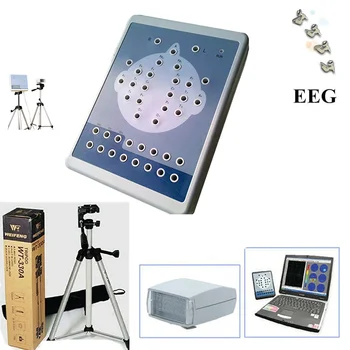 KT88-1016 16 csatornás EEG gép Digitális elektromos aktivitás térképészeti rendszerek PC automatikus elemzés Agyi térképészeti szkenner