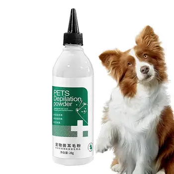  Kutya fülpor Kisállatszőr kopasztó por 28g kopasztás és tisztítás Pet por kutyáknak a fülzsír és szag eltávolítására