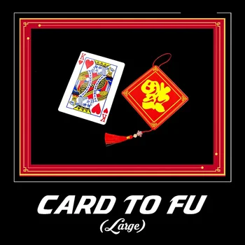 Kártya a Fu (nagy) bűvésztrükkökhöz Várható kártyaváltozások kínai Fu Magia mágusra Közeli utcai illúziók trükkök Mentalizmus