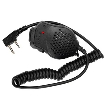 Kétirányú rádiómikrofon csere hordozható Walkie-talkie kettős PTT hangszóró UV-82HX UV-82HP GT-5TP