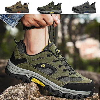 Kültéri férfi cipők Vízálló túracipők Csúszásmentes hegymászó cipők Mezítlábas cipők Kiváló minőségű Trekking cipők 2023