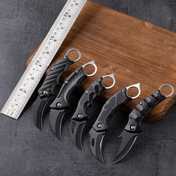 Kültéri túlélési multifunkcionális kés hordozható mini gyümölcs kemping kés vágószerszámok