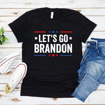 Let's Go Brandon póló Pro America ing vicces Joe Biden póló republikánus ingek Unisex pólók Nők Férfi grafikus pólók felsők