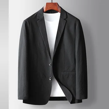 Lin1742-Férfi háromrészes brit business slim-fit professzionális öltöny