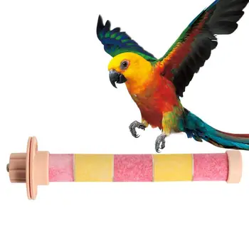 Madár ketrec Sügér Karom Csiszoló Papagáj Fagyos álló rúd Karom Élező játékok papagájoknak Papagájok Budgies Lovebirds Közepes papagájok