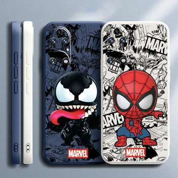 Marvel Spiderman telefontok Huawei P50 P50E P40 P30 P20 PRO LITE 5G P Smart Z S 2021 Y9A Y9 Prime Back TPU tok Coque