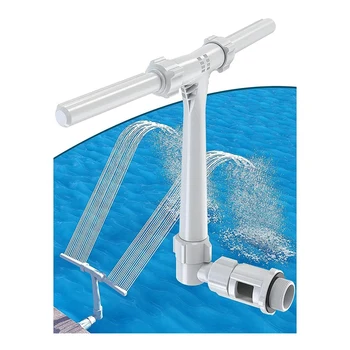 Medence hűtő sprinkler rendszer + állítható magasságú medence permetező szökőkút úszómedencéhez