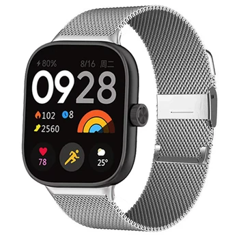 Metal Starp Xiaomi Redmi Watch 4 Smartwatch szíj redmi órához 4 Karkötő rozsdamentes acél óraszíj redmiwatch 4 Correa