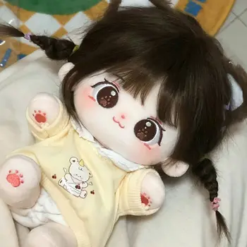 Miaomiao pamut baba készlet 20cm cserélhető babaruhák plüss baba figura baba ajándékok lányoknak