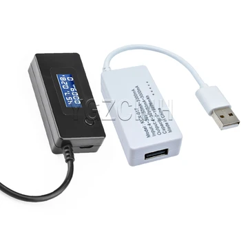 Micro USB töltő akkumulátor kapacitásának tesztelése Feszültség tesztelő Árammérő mérő érzékelő