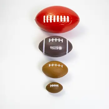 Mini habszivacs rögbi nem felfújható labda gyerekeknek játéklabda Kis amerikai futball gyermekjátékok Anti-stressz foci Squeeze labda