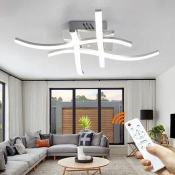 Modern LED mennyezeti lámpák villás alakú mennyezeti lámpa Energiatakarékos a nappaliban Hálószoba tanulmány Erkély dekorációs lámpa