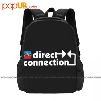 Mopar Direct Connection logó embléma hátizsák Nagy kapacitású tornacipő táska Tornász táska Multifunkciós
