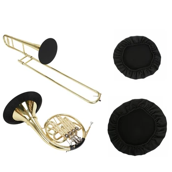 Mosható és újrafelhasználható pormegelőzés és zajcsökkentés Hangszer Bell Mute fedél harsonához / franciakürthöz