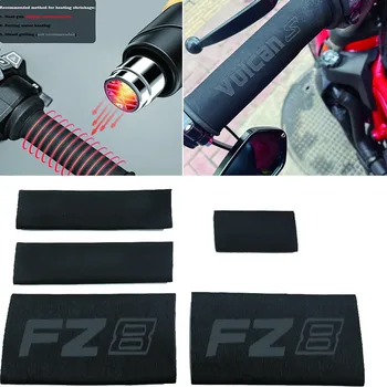 Motorkerékpár tartozékok csúszásmentes gumi kormány hőre zsugorodó markolatfedél Yamaha FZ-8-HOZ FZ8 FZ 8 Z8 N/S FZ8N