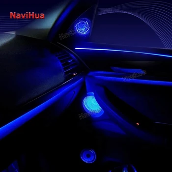 Navihua autó RGB LED hangulatvilágítási kiegészítők Belső hangulatvilágítási készlet 1Series 2017-2023