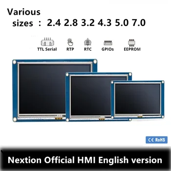 Nextion 2.4/2.8/3.2/3.5/4.3/5.0/7.0 hüvelyk NX3224T024 NX4024T032 NX4832T035 NX4827T043 NX8048T050 NX8048T070 HMI angol kernel