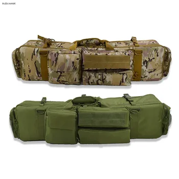 Nylon sport hordozható botos hátizsák, kültéri horgászfelszerelés táska, kültéri multifunkcionális vadászpisztoly tároló táska, horgásztáska