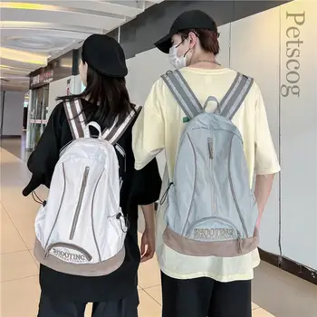 Nylon szövet női hátizsák Nagy kapacitású iskolatáska lányoknak vízálló utazási hátizsákok Uniszex divatos diákkönyvtáskák